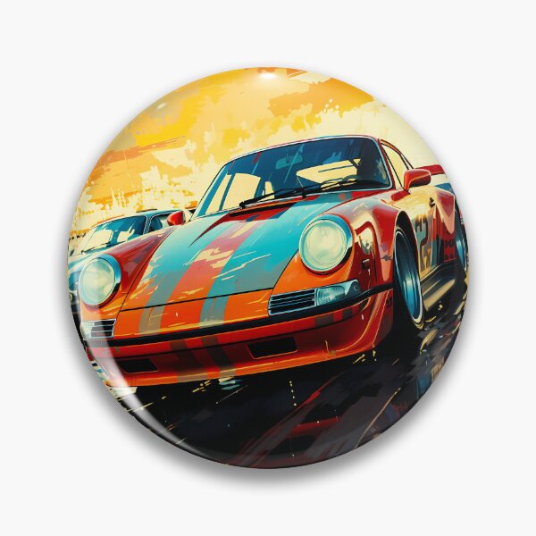 Item preview, Retro Racing Coupe Leads The Pack At Sunset designed and sold by RevUpDesign.