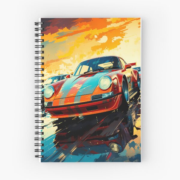 Item preview, Retro Racing Coupe Leads The Pack At Sunset designed and sold by RevUpDesign.