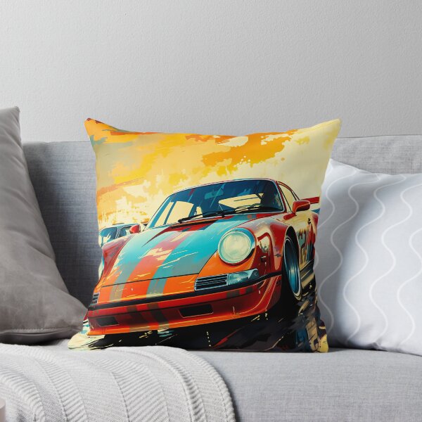 Item preview, Retro Racing Coupe Leads The Pack At Sunset designed and sold by RevUpDesign.