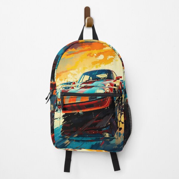 Item preview, Retro Racing Coupe Leads The Pack At Sunset designed and sold by RevUpDesign.