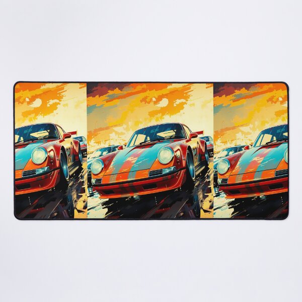 Item preview, Retro Racing Coupe Leads The Pack At Sunset designed and sold by RevUpDesign.