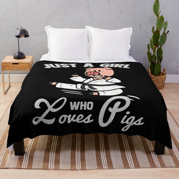 Item preview, Karate Pig Lover T-Shirt for Girls designed and sold by TinaMDedrick.