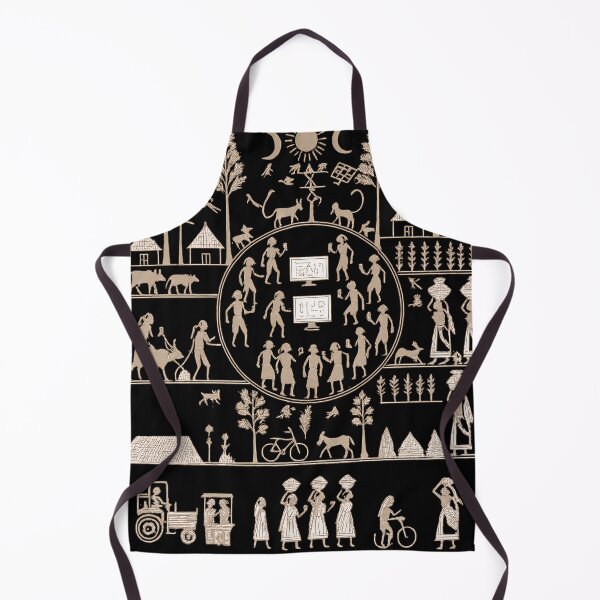 Item preview, "Warli Fusion: Tradition Meets Technology" designed and sold by digisetumedia.