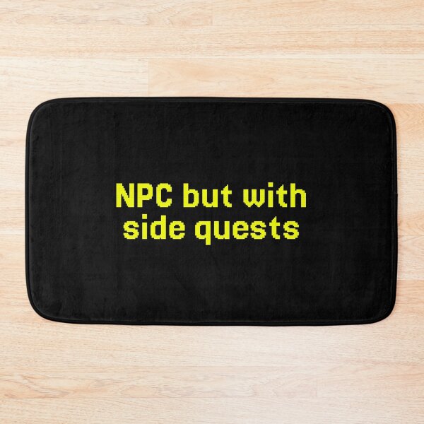 Item preview, NPC with side quests (neon) designed and sold by Shanyacreates.