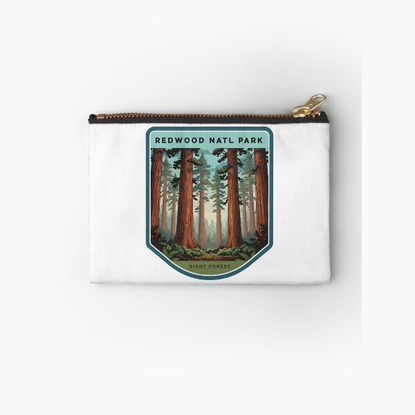 Item preview, Vintage Redwood National Park Giant Forest travel art  designed and sold by LittleArij.