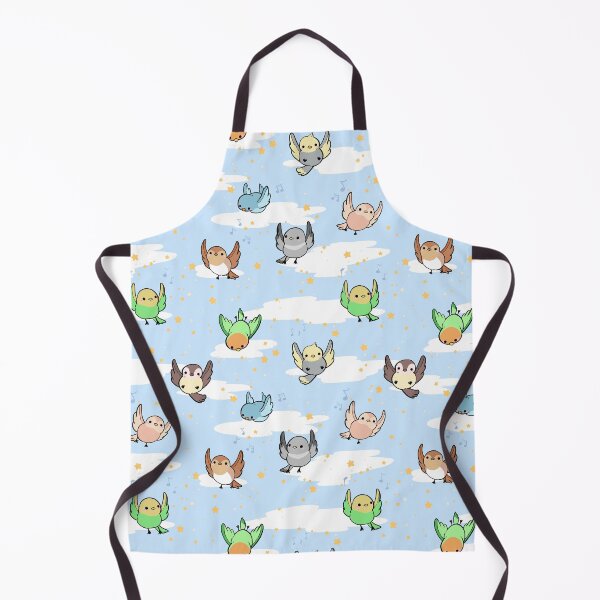 Item preview, Cartoon Musical Birds in the Sky Seamless Pattern Design designed and sold by pastelcafe.