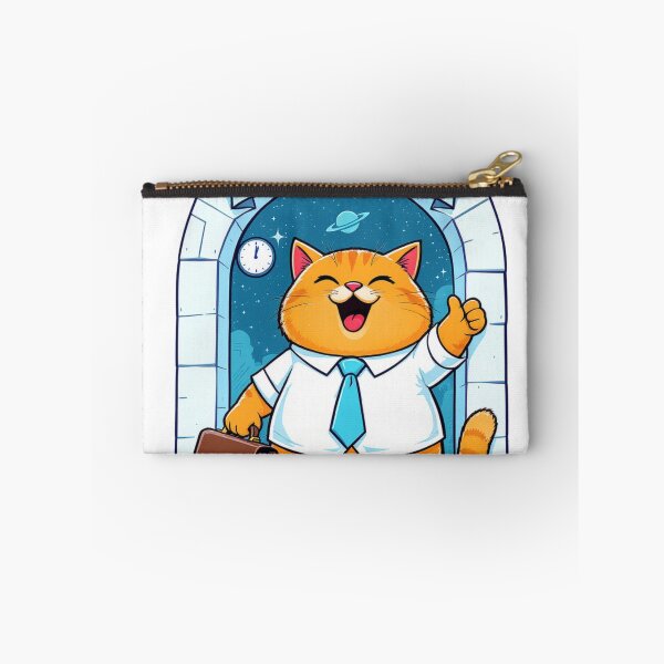 Item preview, Excited Orange Cat Weekend Time designed and sold by etatae.