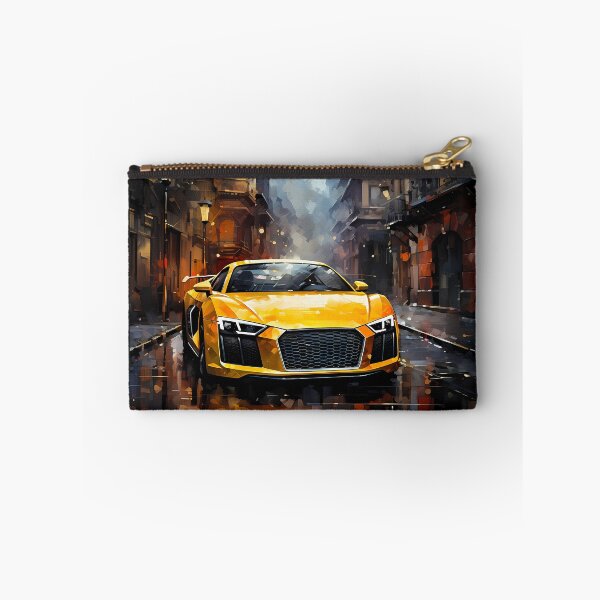 Item preview, Modern Supercar Reflected In Vibrant Downtown Night Setting designed and sold by RevUpDesign.