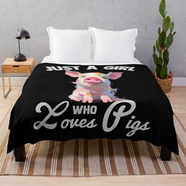 Item preview, Colorful Painted Pig Lover T-Shirt for Girls designed and sold by TinaMDedrick.