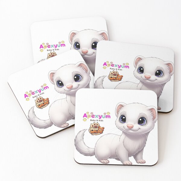 Item preview, Cute Ferre MINI WILDS COLLECTION APEXYM BABY & KIDS designed and sold by APEXYUM.