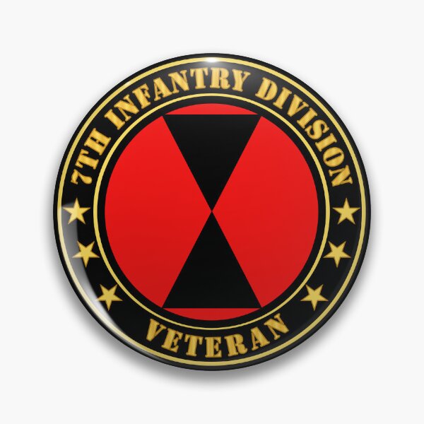 Item preview, Army - 7th Infantry Division Veteran designed and sold by Military Insignia Products.