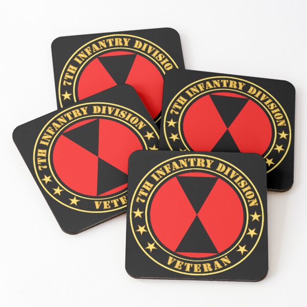 Item preview, Army - 7th Infantry Division Veteran designed and sold by Military Insignia Products.