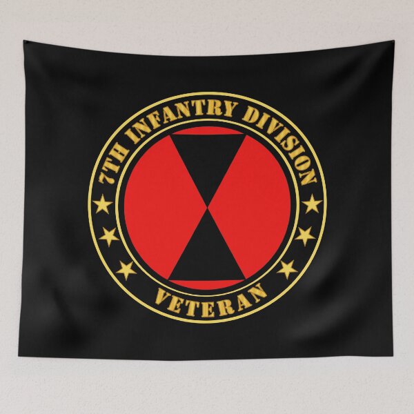 Item preview, Army - 7th Infantry Division Veteran designed and sold by Military Insignia Products.
