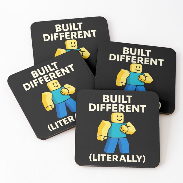 Item preview, Roblox Built Different Funny Meme designed and sold by Kubala Designs.