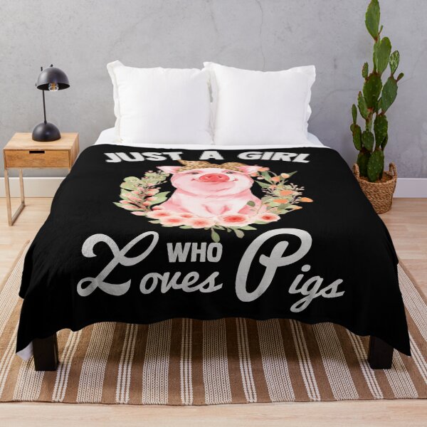 Item preview, Floral Pig Lover T-Shirt for Girls designed and sold by TinaMDedrick.