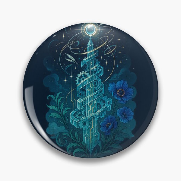 Item preview, The Sky Architect’s Spiral Tower designed and sold by BrushAndBreathe.