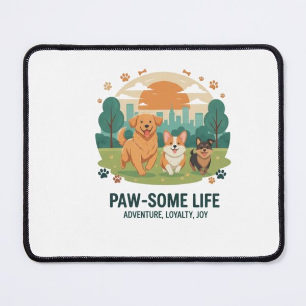 Item preview, Polished "Paw-some Life" T-Shirt Design designed and sold by TheVinzCode.