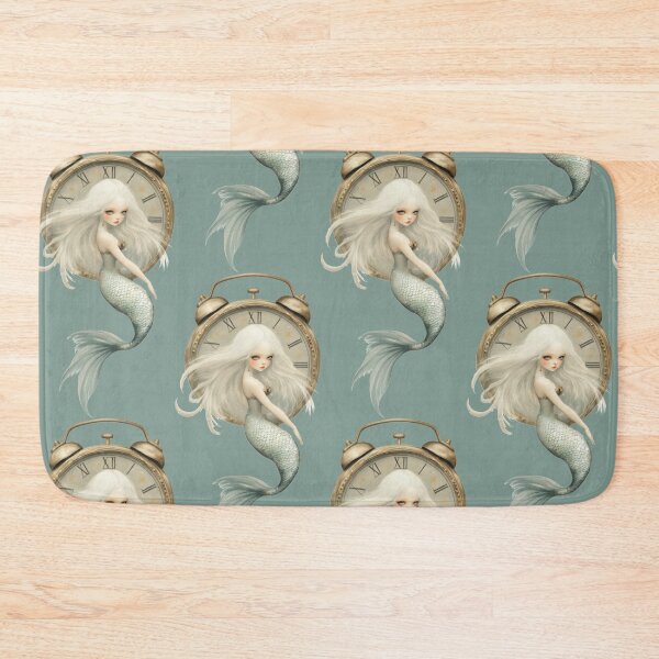 Item preview, Timekeeper Mermaid - Whimsical Fantasy Art designed and sold by BlissxPals.