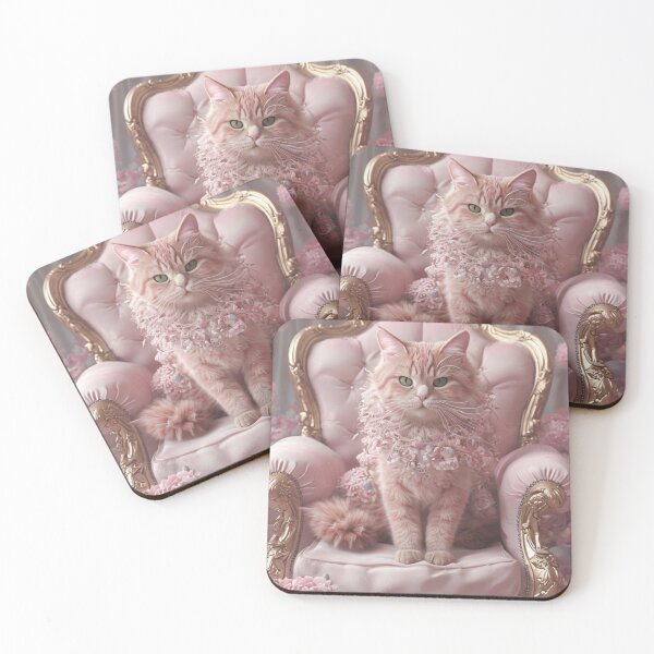 Item preview, Red Cat on Rococo Throne designed and sold by Antik by Schulz.