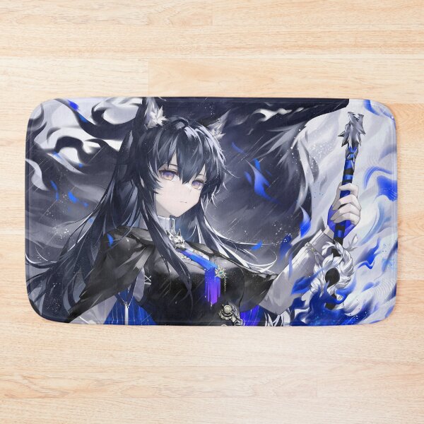 Item preview, Prelude Texas Arknights Game Girl Dark Aura Wolf Spirit Power designed and sold by HumbertoValveno.