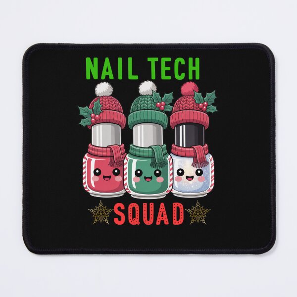 Item preview, Christmas Nail Tech Squad Festive Holiday Manicurist designed and sold by Nzgiftsandmore.