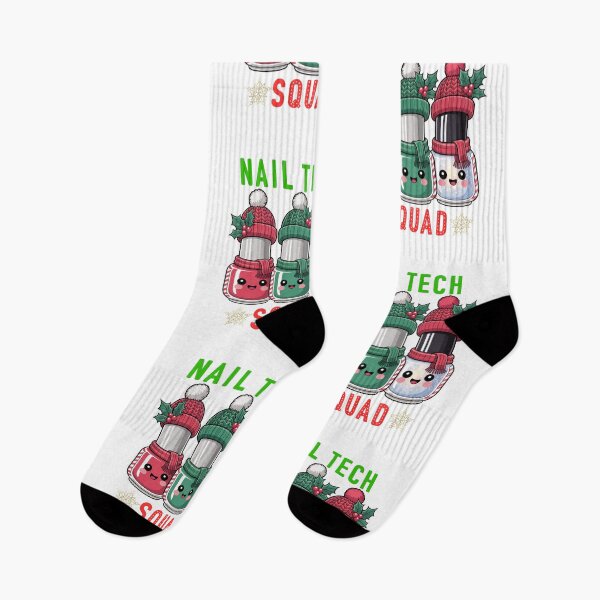 Item preview, Christmas Nail Tech Squad Festive Holiday Manicurist  designed and sold by Nzgiftsandmore.