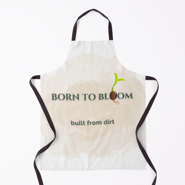Item preview, Born to Bloom Built from Dirt – Gardening Humor | Minimalist Nature Design designed and sold by WiseInk-Arts.