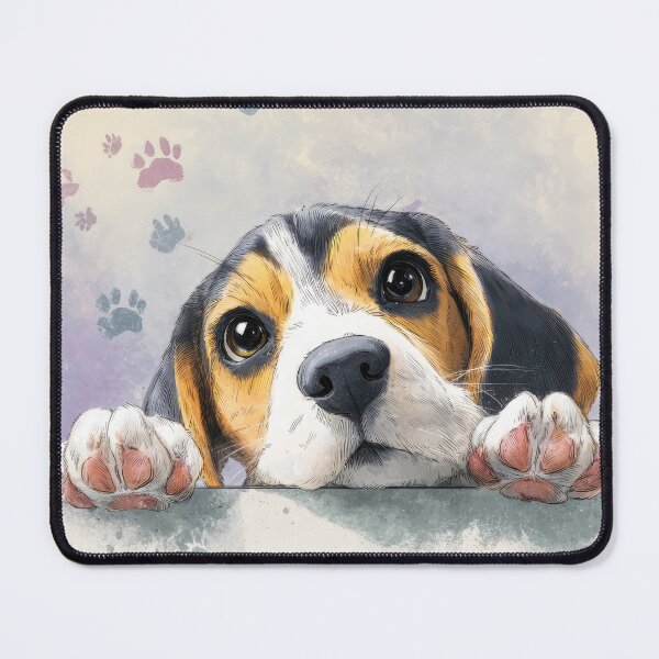 Item preview, Beagle Peeking over Wall 01 designed and sold by Elisabeth Lucas.