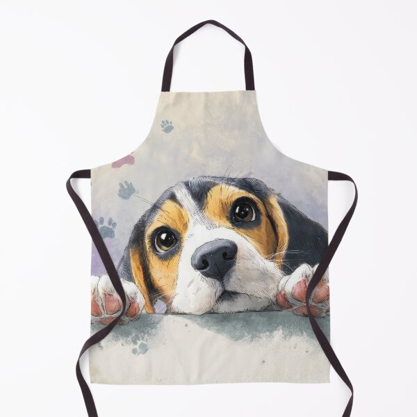 Item preview, Beagle Peeking over Wall 01 designed and sold by Elisabeth Lucas.