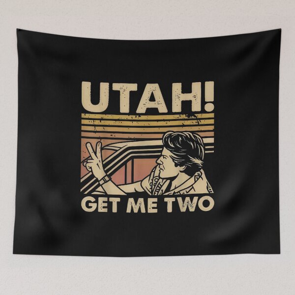 Item preview, Vintage Utah-Get Me Two 1980s Movie Quote T-Shirt designed and sold by CathyBabson.