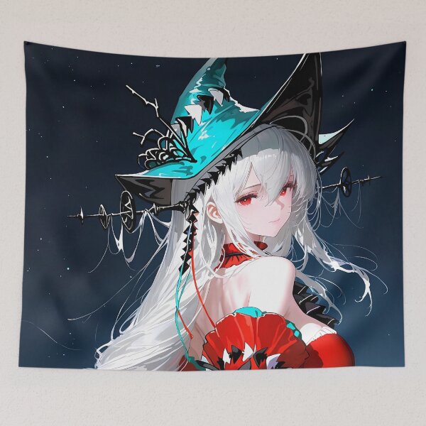 Item preview, Skadi Arknights Prelude To Dawn Red Witch Sea Magic Beauty Power designed and sold by HumbertoValveno.