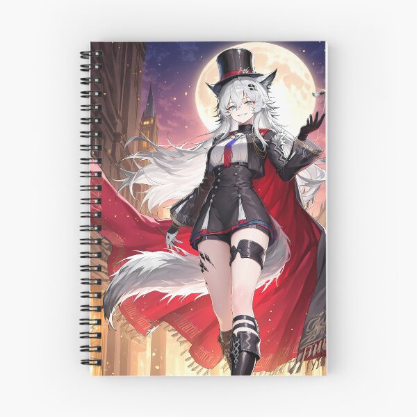 Item preview, Lappland Arknights Prelude To Dawn Elegant Moonlight Fantasy Vampire Anime Girl designed and sold by HumbertoValveno.