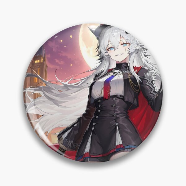 Item preview, Lappland Arknights Prelude To Dawn Elegant Moonlight Fantasy Vampire Anime Girl designed and sold by HumbertoValveno.