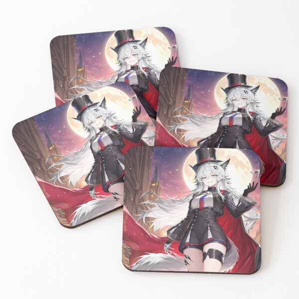 Item preview, Lappland Arknights Prelude To Dawn Elegant Moonlight Fantasy Vampire Anime Girl designed and sold by HumbertoValveno.