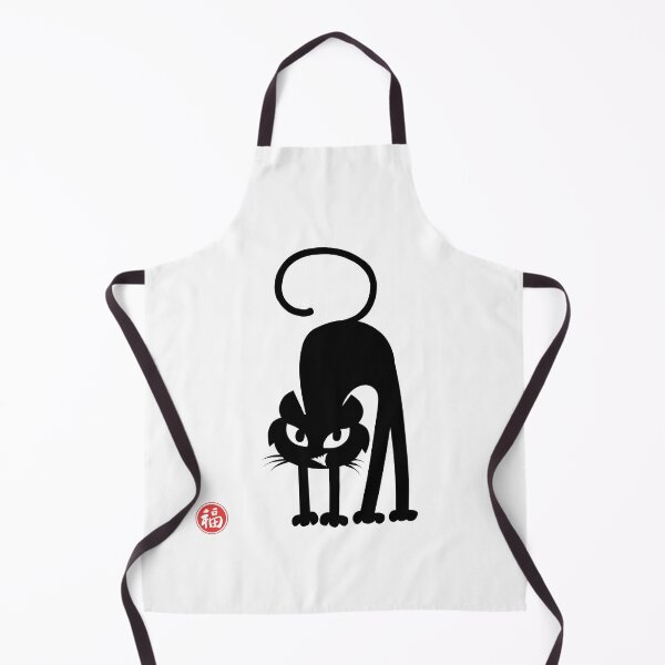 Item preview, Black Cat Hunter with Lucky Fuku Stamp designed and sold by Naturich.