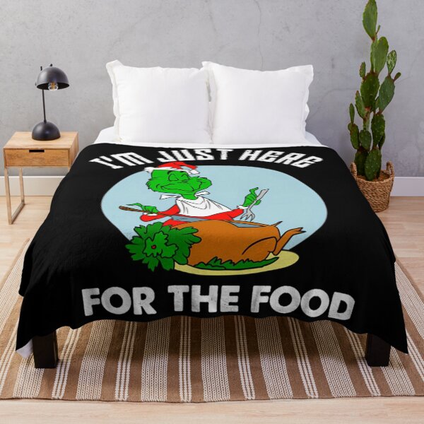 Item preview, Funny Grinchs Christmas – I'M Justs Here For The Foods designed and sold by Olivia Matteo.