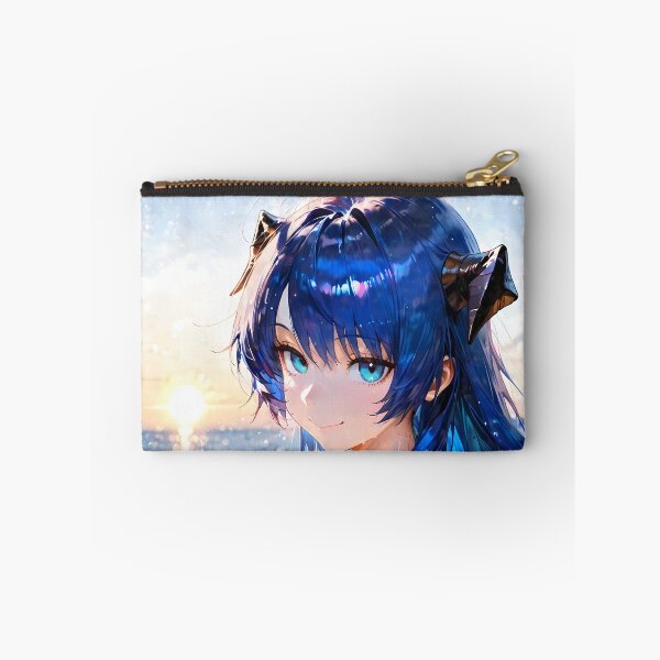Item preview, Prelude Mostima Arknights Beach Sunset Angelic Halo Dreamy Blue designed and sold by HumbertoValveno.