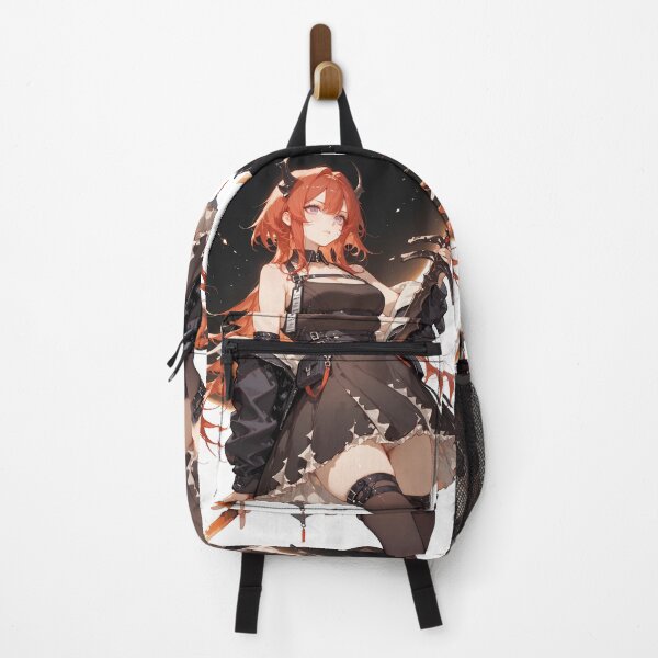 Item preview, Prelude Surtr Arknights Fiery Aura Battle Scene Anime Girl designed and sold by HumbertoValveno.