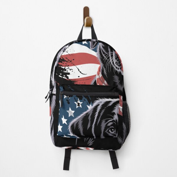 Item preview, American Usa Flag Black Labrador Dog designed and sold by Veroniadic.