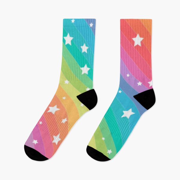 Item preview, Kawaii Rainbow Star Pattern design skirts designed and sold by anandsiva2703.