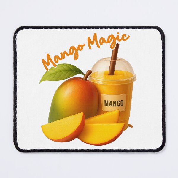 Item preview, Mango Magic Tropical Fruit Art Print designed and sold by CottonandQuill.