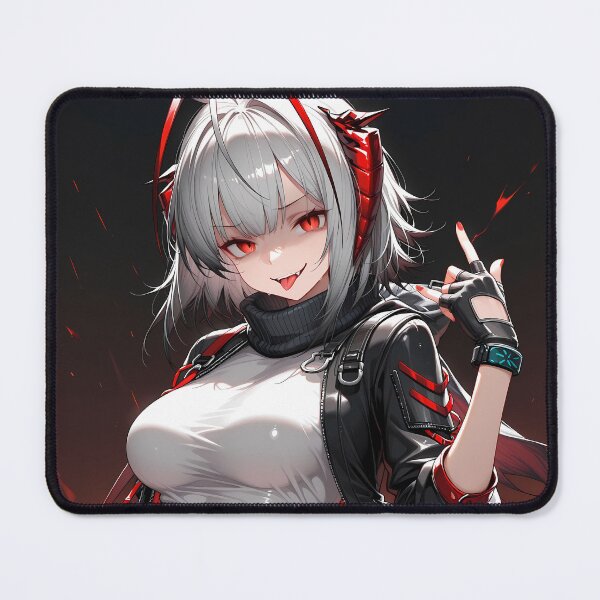 Item preview, Prelude W Arknights Fiery Punk Rebel Charm Anime Girl designed and sold by HumbertoValveno.