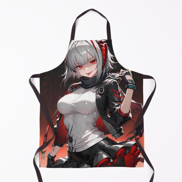 Item preview, Prelude W Arknights Fiery Punk Rebel Charm Anime Girl designed and sold by HumbertoValveno.