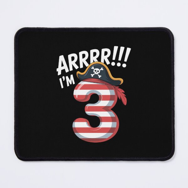 Item preview, Arrr I'M 3 Pirate 3Rd Birthday Party designed and sold by Veroniadic.