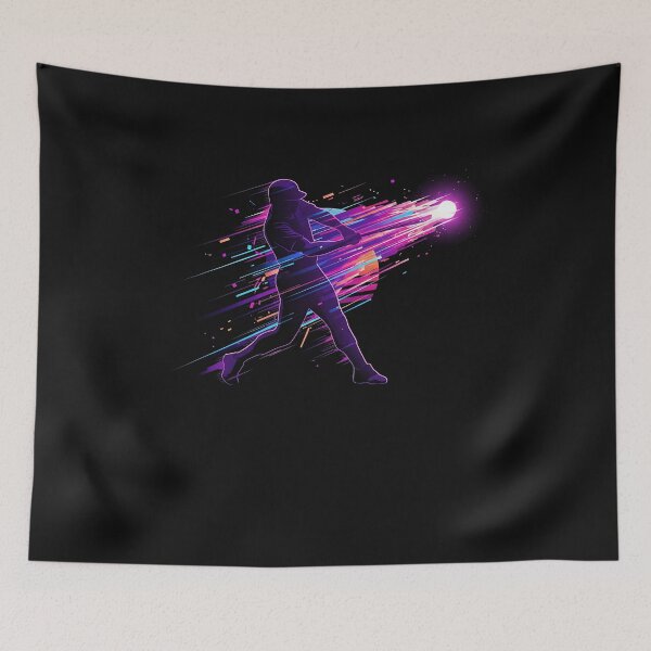 Item preview, Colorful Baseball Player Drip designed and sold by merlinnears.