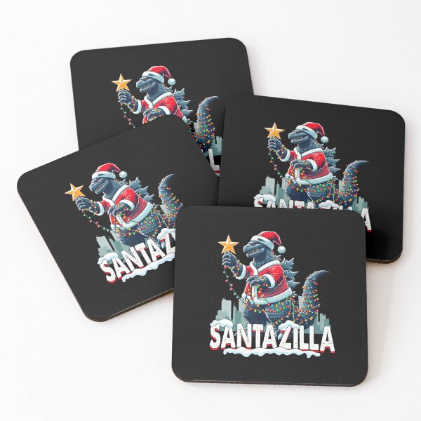 Item preview,  Kaiju Christmas Santazilla Japanese Monster Dinosaur Boys  designed and sold by NicoletteLittel.