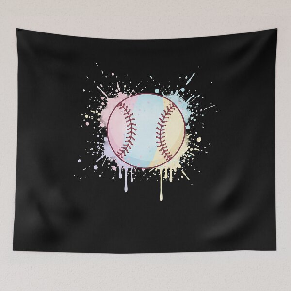 Artikelvorschau, Buntes Splash Baseball Ball Graffiti für Jugendliche und Jungen entworfen und verkauft von merlinnears.