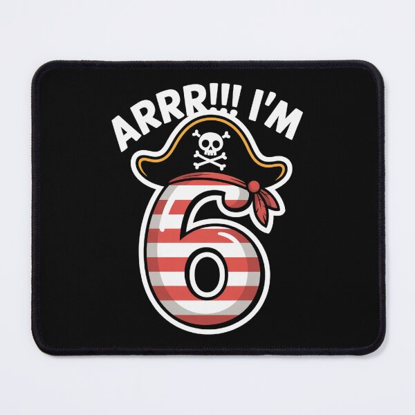 Item preview, Arrr I'M 6 Cool Pirate Theme 6Th Birthday Party designed and sold by Veroniadic.