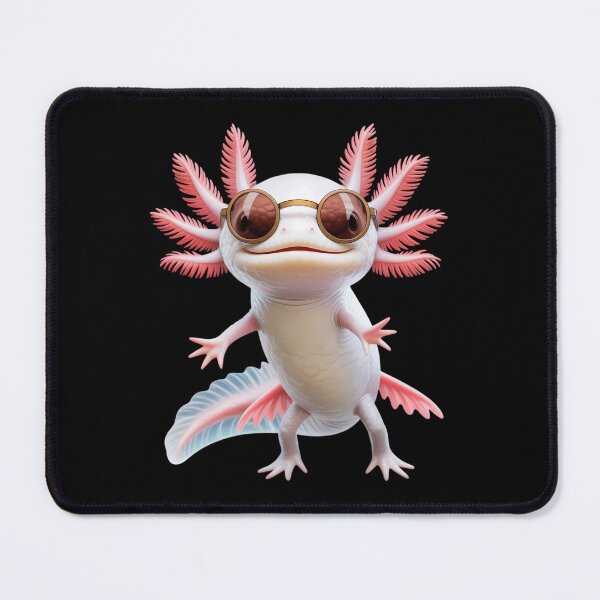 Item preview, Axolotl Wearing Sunglasses Kawaii Funny designed and sold by ValerieRodrigue.