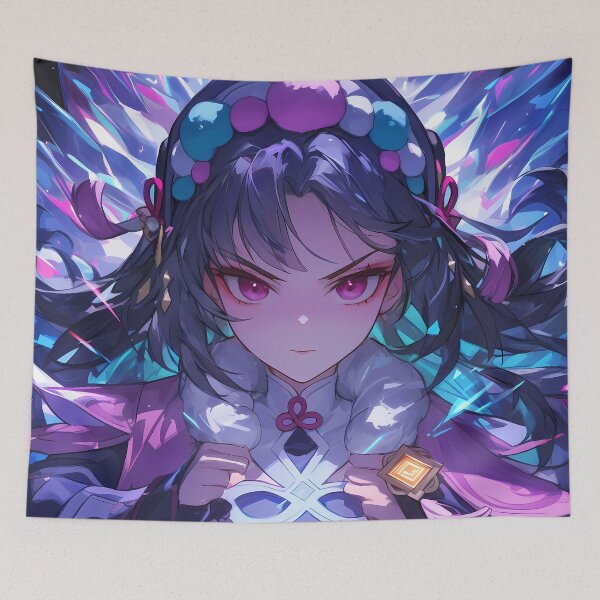 Item preview, Yun Jin Energetic Performer Girl Crystal Burst Genshin Impact designed and sold by HumbertoValveno.